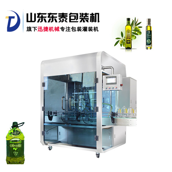 前方高能！快被這款全自動橄欖油灌裝機(jī)帥哭了